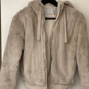 Athleta Faux Fur Ritual Jacket XXS